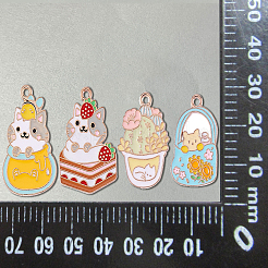 Подвески из сплава эмали 20шт 4 стиля&nbsp;ENAM-CJ0001-111