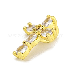 Стойки обшивки латунь микро проложить Циркон подвеску&nbsp;KK-C074-25G-01