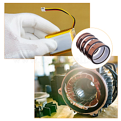 5 рулон 5-х видов полиимидной термостойкой тканевой ленты&nbsp;AJEW-FH0004-99