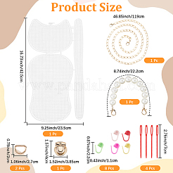 Наборы для изготовления пластиковых сумок для вязания крючком своими руками&nbsp;DIY-CP0012-64