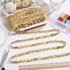 25м полиэстеровая лента с ПВХ-пайетками&nbsp;OCOR-WR0001-73D