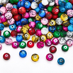 Выпечка окрашенные стеклянные бусины&nbsp;FGLA-PH0001-01