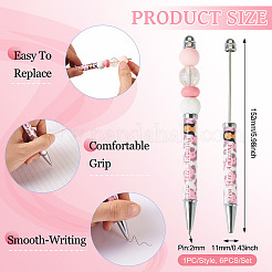 6шт. 6 стиля печатной пластиковой шариковой ручки&nbsp;AJEW-TA0001-82