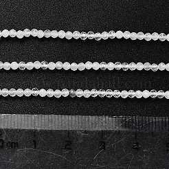 Бусины из натурального радужного лунного камня&nbsp;LS-G-RM2025-A15-2mm