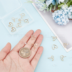 16 шт. фурнитура для сережек-гвоздиков из латуни&nbsp;KK-BC0009-36