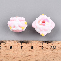 Непрозрачные акриловые бусины&nbsp;SACR-YW0002-01B