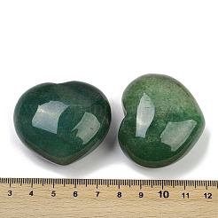 Сердце натуральный зеленый авантюрин пальмовый камень&nbsp;G-C186-03F