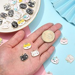 32шт 8 стиля подвески из сплава с эмалью&nbsp;ENAM-CJ0003-20