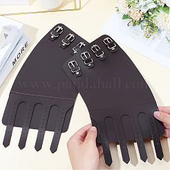 Регулируемые браслеты из искусственной кожи с пряжками из сплава&nbsp;AJEW-WH20070-151B