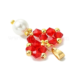 Бусины из ракушек и жемчуга стеклянные подвески&nbsp;PALLOY-MZ00432-02