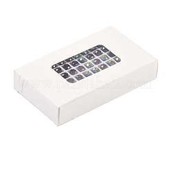 Ab цветные стеклянные бусины&nbsp;EGLA-P059-03B-AB15