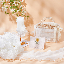 5м двухслойная плиссированная лента из органзы OCOR-PH0002-96B