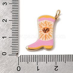 Латунные подвески с принтом&nbsp;LS-KK-H253-01B-G03