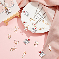 Подвески из эмали и сплава&nbsp;ENAM-SC0001-21