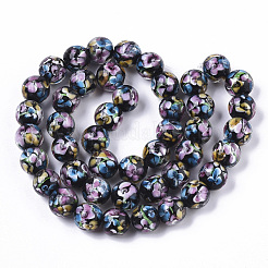 Бусы лэмпворк ручной работы&nbsp;LAMP-T007-04A