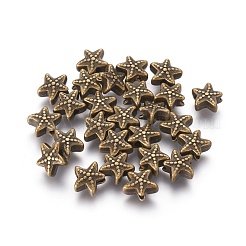 Сплавочные овальные бусины тибетского стиля &nbsp;X-TIBE-H1078-AB-NR