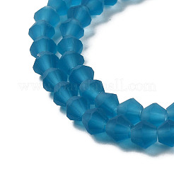 Имитировать нити бус из матового стекла из австрийского хрусталя&nbsp;GLAA-F029-TM3mm-B01