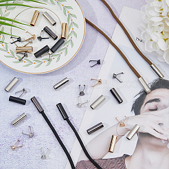 20 комплект двухцветных литейных наконечников для шнурков&nbsp;DIY-DC0002-18