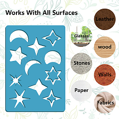 Акриловая серьга ручной работы шаблон&nbsp;DIY-WH0359-031