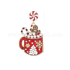 Литые эмаль болтающиеся серьги стержня&nbsp;FS-WG2163E-01