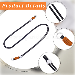 2 шт. 2-х цветные полиэстеровые ремешки для мобильных телефонов&nbsp;HJEW-GF0001-68A