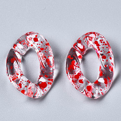 Прозрачные акриловые соединительные кольца с аэрозольной краской&nbsp;X-TACR-Q276-001D