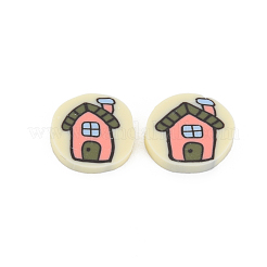 Кабошоны из полимерной глины ручной работы CLAY-N006-137