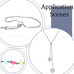 60 шт. бусины из нержавеющей стали марки 304&nbsp;STAS-HY0001-63