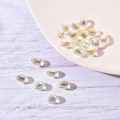 20 шт. Прозрачные стеклянные подвески&nbsp;GLAA-YW0001-03B