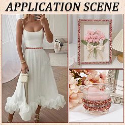 5 ярд самоклеящейся смоляной ленты со стразами&nbsp;DIY-SP0002-49F