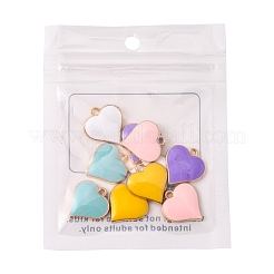 10шт 5 цвета сплава эмалевые подвески&nbsp;ENAM-YW0002-07