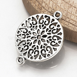 Соединители из сплава в тибетском стиле&nbsp;TIBE-Q077-05AS-NR