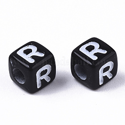 Непрозрачные акриловые бусины&nbsp;X-SACR-N002-01R