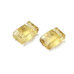 Прозрачные стеклянные бусы с 2 отверстием&nbsp;SEED-S023-30B-24