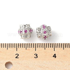 Латунные микро проложить Цирконий Европейский бисером&nbsp;KK-U067-08P-04