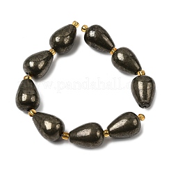 Природного пирита бисер нитей&nbsp;G-Z131-I01-01