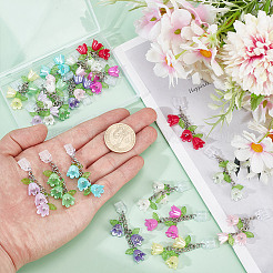 20 шт. 10-х цветные пластиковые мобильные пылезащитные заглушки&nbsp;HJEW-GO00232