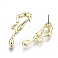 Серьги сплава&nbsp;EJEW-N046-007-NR