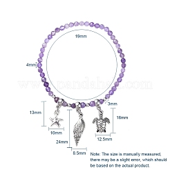 Браслеты из натурального смешанного драгоценного камня&nbsp;BJEW-JB05108