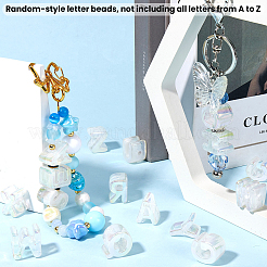 50 шт. непрозрачные переливающиеся радужные акриловые бусины&nbsp;OACR-SP0001-29A