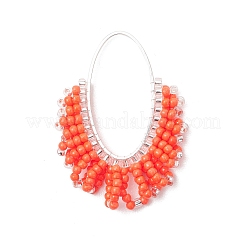 4шт подвески из стеклянного бисера&nbsp;PALLOY-MZ01260