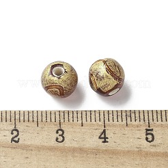 Бусины ручной работы золотой фольги стекла&nbsp;LAMP-P068-14D