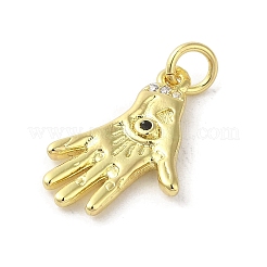 Стойки обшивки латунь микро проложить Циркон подвеску&nbsp;KK-C052-26G