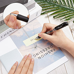 Пластиковые шариковые ручки с пресс-роликом&nbsp;AJEW-WH0329-70A