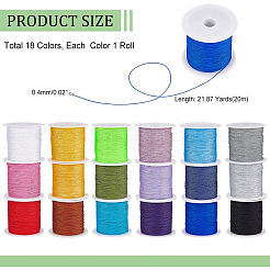 18 рулон хлопчатобумажной нити 18 цветов&nbsp;OCOR-PH0002-07B