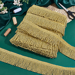 11.5 м полиэстеровая витая бахрома с кисточками&nbsp;DIY-WH0270-317A