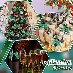 Блестящая полиэстеровая сетчатая лента с пайетками&nbsp;OCOR-WH0082-476