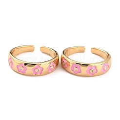 Манжеты из латуни с эмалью&nbsp;RJEW-H543-17G