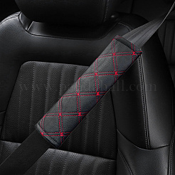 Универсальные накладки на ремни безопасности автомобиля из искусственной кожи pu&nbsp;AJEW-WH20020-340