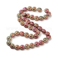 Прозрачные стеклянные бусины гальваническим пряди GLAA-G098-04M